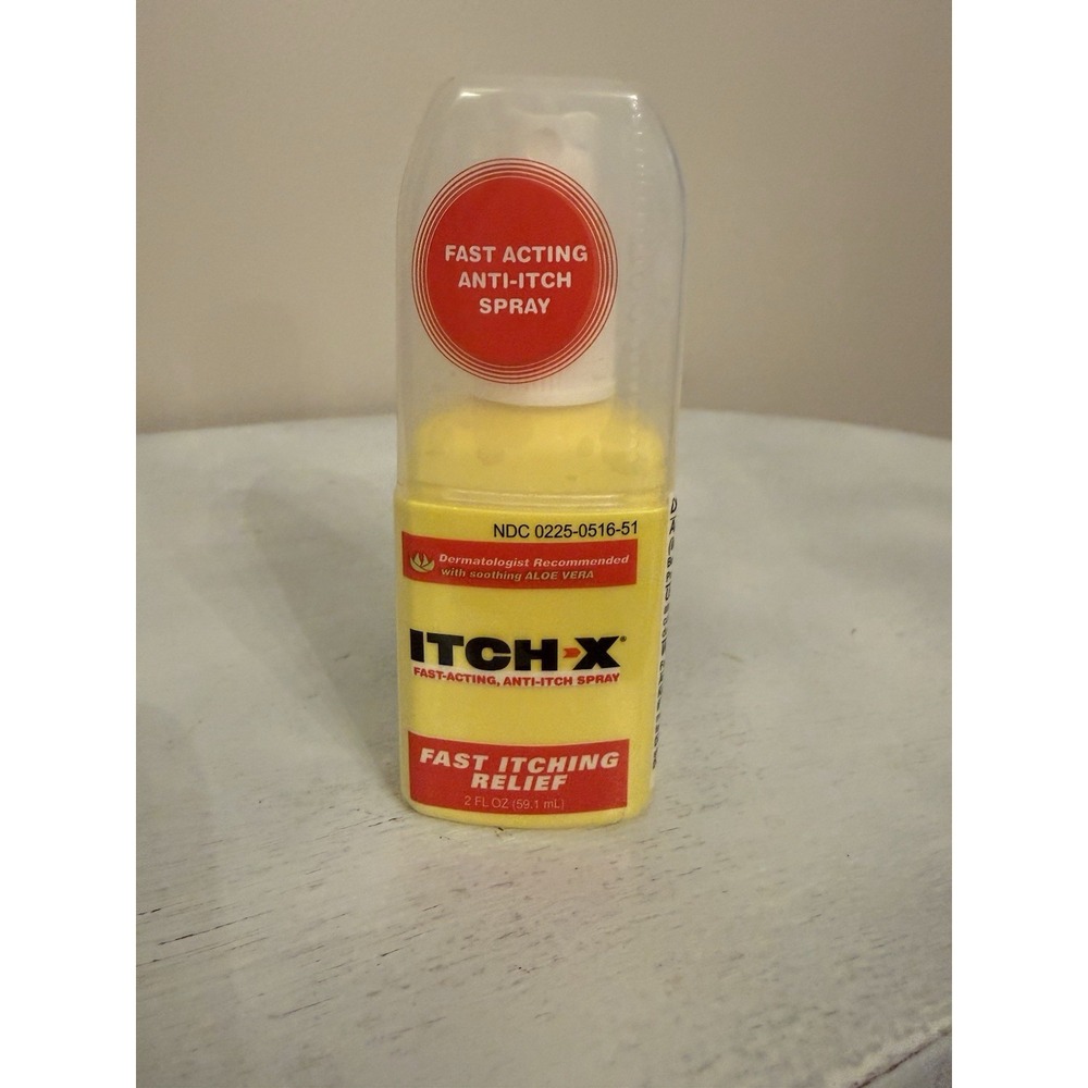 1 ITCH-X Fast Acting Anti Itch Spray 2oz Bottle  Exp‎ 10/2025 New